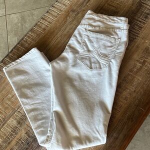 INC Men's White Slim Straight Jeans 34x34